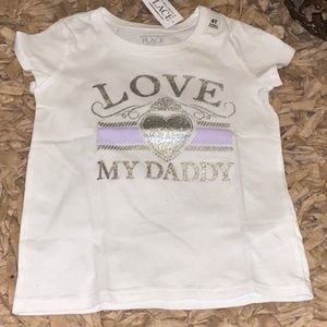 Children’s Place “Love my Daddy” Shirt